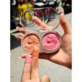 พาเลทไฮไลท์​ บลัชออน Jaded Highlight 2 สี