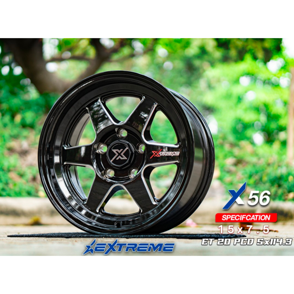 (ราคา1วง ขาย4วงใหม่แกะกล่อง) ล้อแม็กงานAAA ] ล้อแม็กขอบ 15 กว้าง 7.5 ออฟ 20 5รู114 รถตัวสูงทุกรุ่น ห