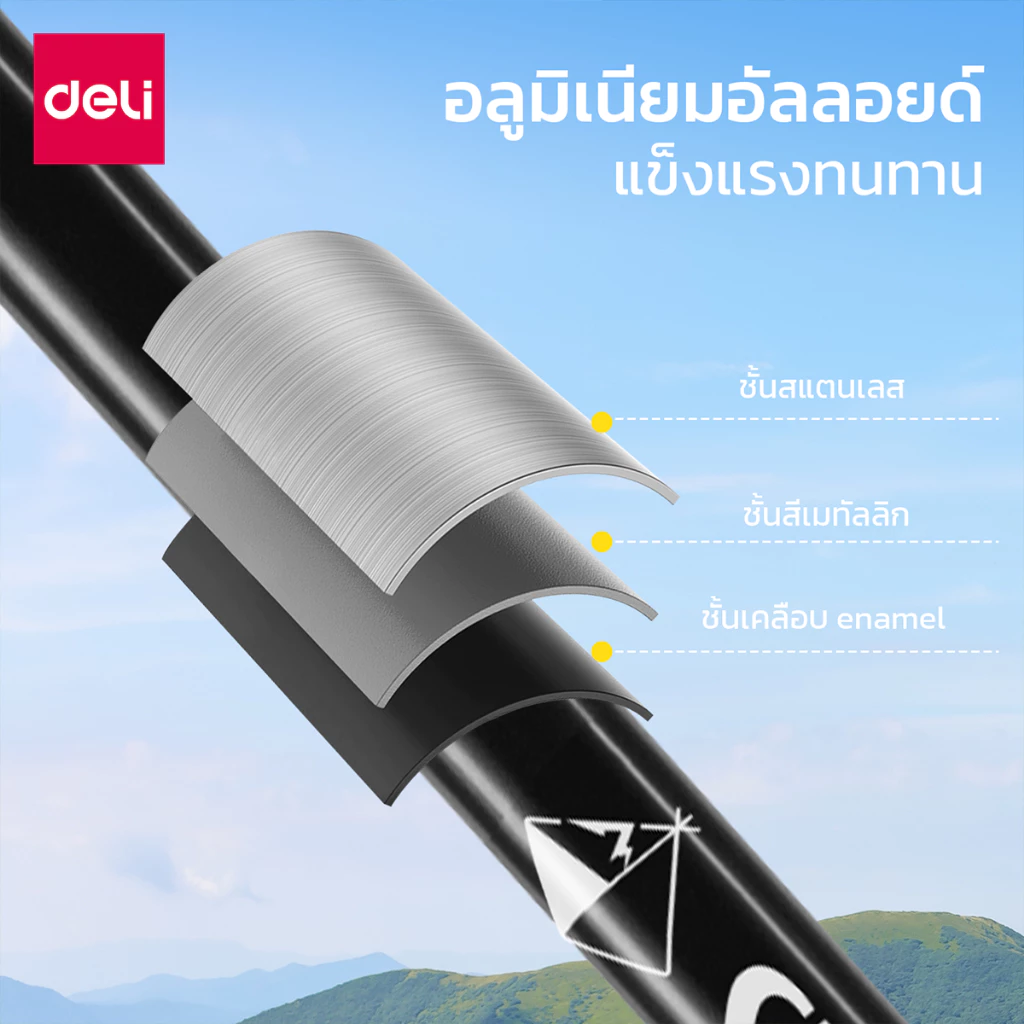 Deli ไม้เดินป่า Trekking Pole thumbnail 3