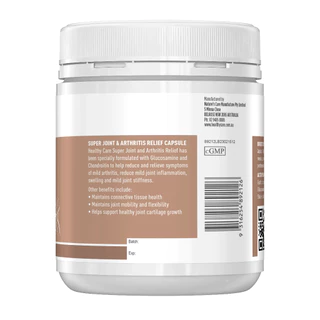 Healthy Care Super Joint & Arthritis Relief 200 Capsules ช่วยสนับสนุนความคล่องตัวและความยืดหยุ่นของข้อต่อ