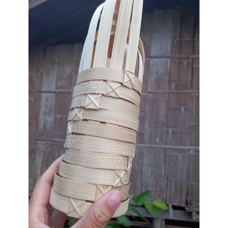 หูหิ้วเเก้วกาแฟไม้ไผ่ แก้วถัง 28-32 or (50ชิ้น)