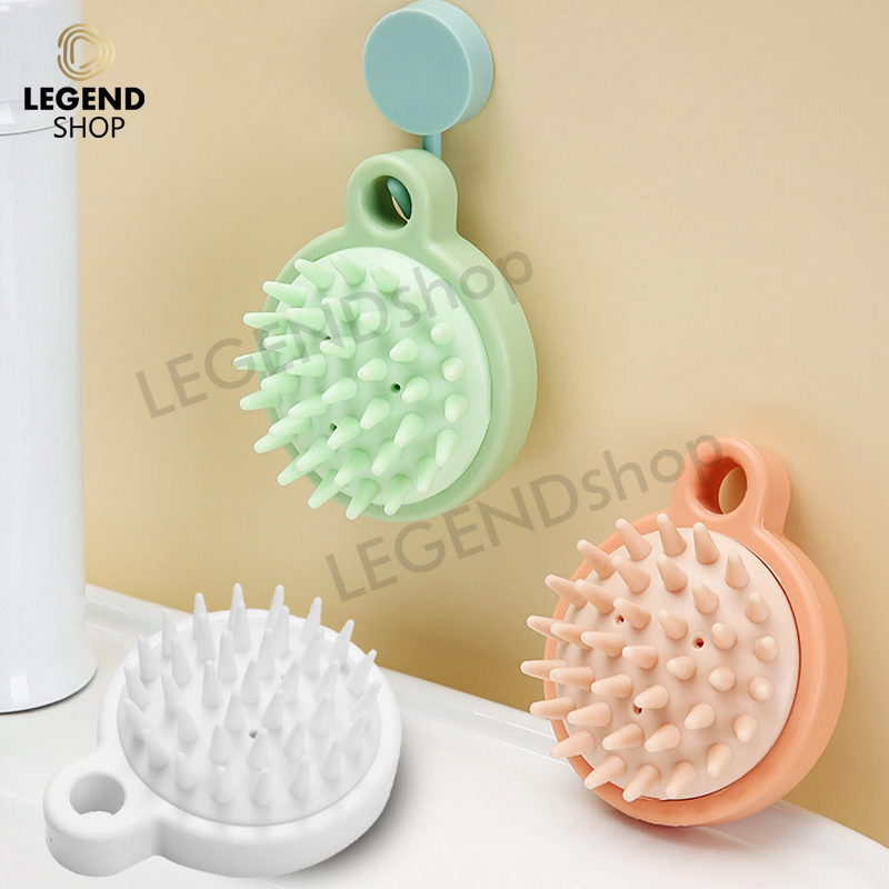 แปรงสระผม ซิลิโคน อุปกรณ์ดูแลเส้นผม ทำความสะอาดเส้นผมให้สะอาด นวดหนังศีรษะ แบบพกพา