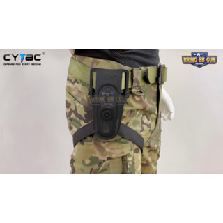 เพลทโหลดต่ำ + รัดขา แบบปลดไว Cytac (Low Ride Belt Loop)