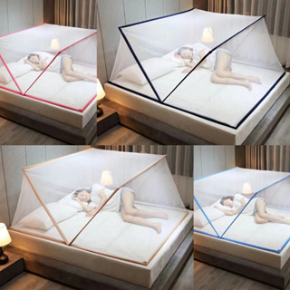 （🔥พร้อมส่ง🔥)มุ้งพับได้ 2ฟุต 4ฟุต 5ฟุต 6ฟุต มุ้งครอบผู้ใหญ่ 1…