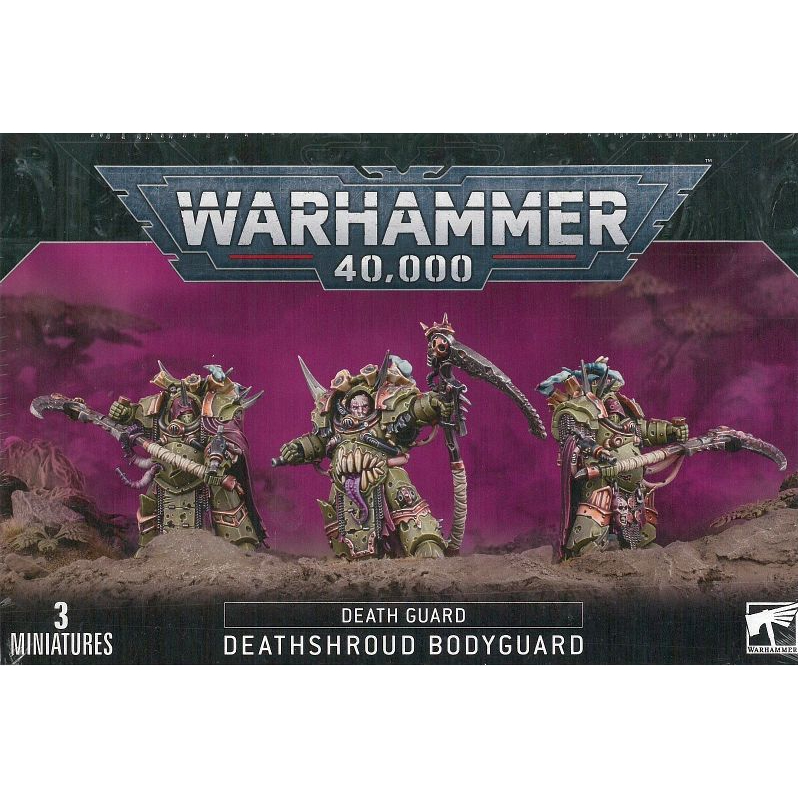 [GW พร้อมส่ง] WARHAMMER 40K: DEATH GUARD: DEATHSHROUD BODYGUARD โมเดลเกมสนามจำลอง