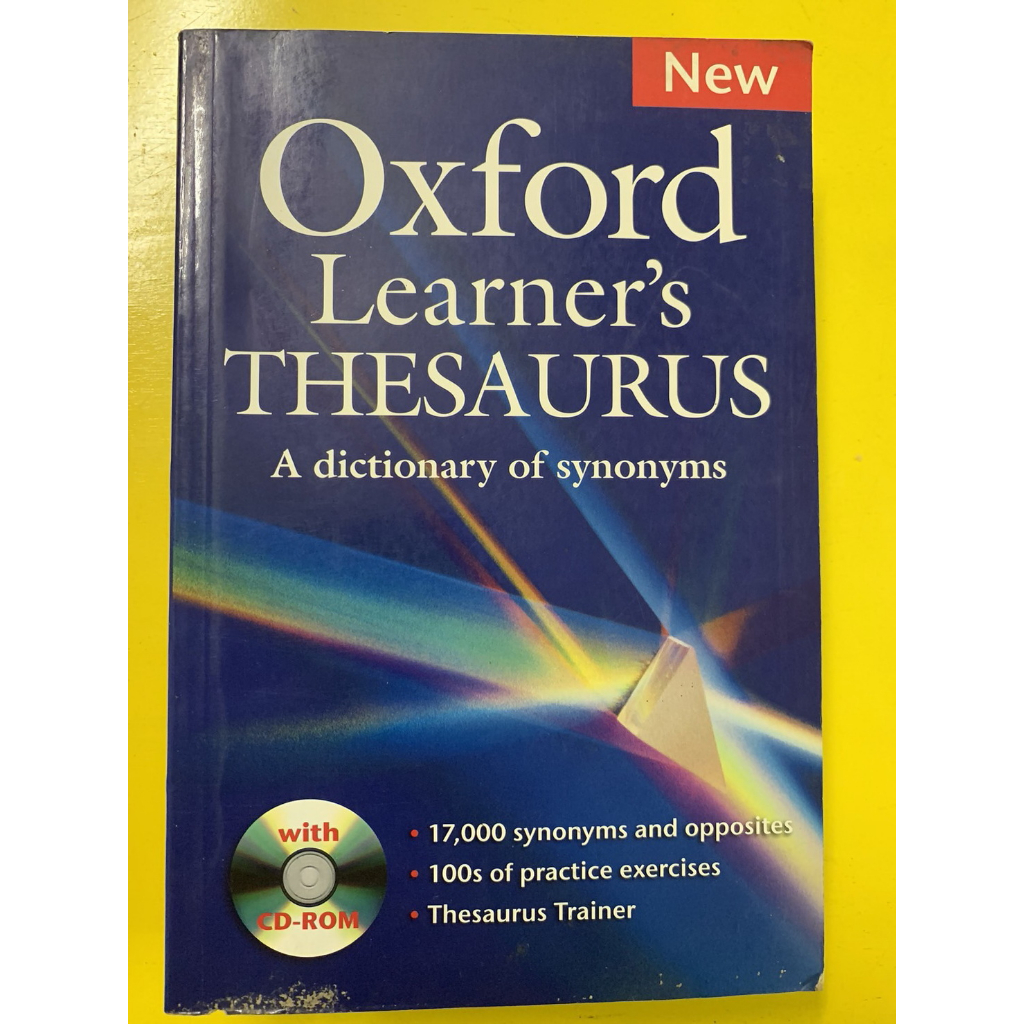 New Oxford Learner's THESAURUS A dictionary of synonyms with CD-ROM