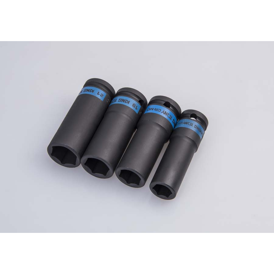 KING TONY  ลูกบ๊อกลม ยาว รู 1/2” 6 เหลี่ยม ยาว ขนาด 8 – 46 มิล No.4435M (Metric Deep Impact Socket) ราคา ถูกที่สุด ดีลบีเคเค แกลเลอรีภาพที่ 4