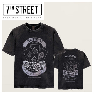 7th Street เสื้อฟอกวินเทจ แบบโอเวอร์ไซส์ คอฟิต (Vintage Oversize) รุ่น V-SBS002