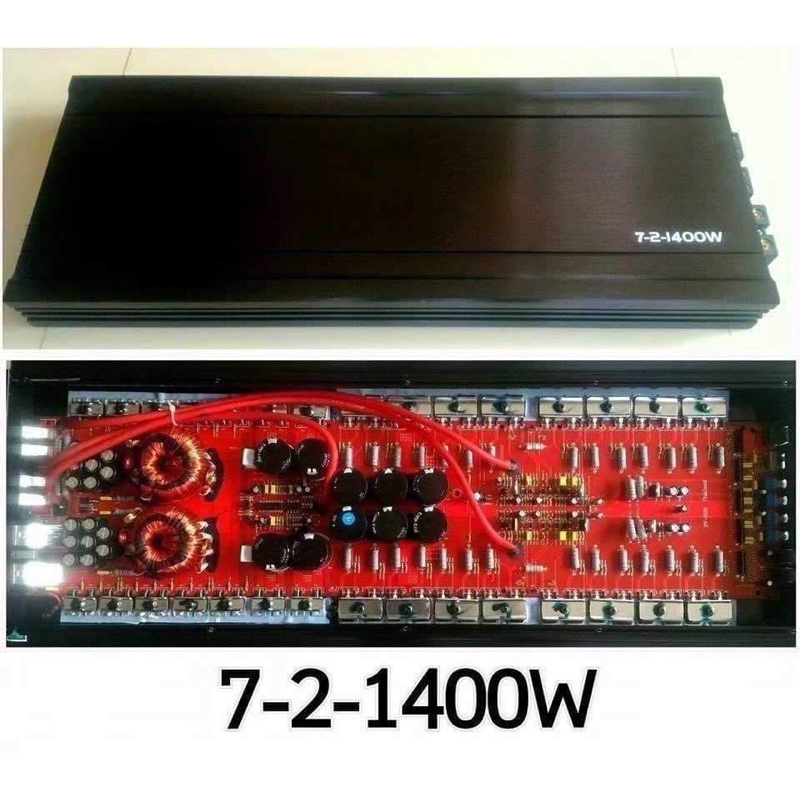 ราคา 3995บาท แอมป์2Ch Class AB แอมป์ติดรถยนต์ 2Ch เน้นกำลังวัตต์สูง