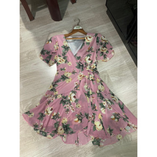 (used) Y&amp;K SHOP dress ลายดอก ยาว 32”