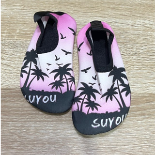 #Beach water shoes#รองเท้าชายหาด size 24-25 ยาว14cm รองเท้าใส่เล่นน้ำ รองเท้าเดินชายหาด พื้นยางหนา