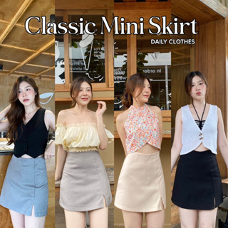 Classic Mini Skirt/ กระโปรงกางเกง