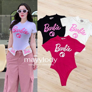 💓mayylody💓 bodysuit บอดี้สูท barbie สุดฮิต ผ้ายืดหยุ่นใส่สบายสุดๆๆจร้า💓💓💓  ( เป้าแป้กแกะถอดใส่ง่าย )