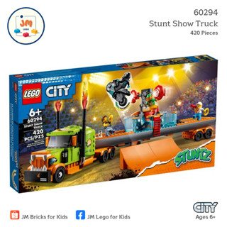 LEGO City 60294 Stunt Show Truck (420 Pieces) สำหรับเด็กอายุ 6 ปีขึ้นไป Brick Toy ตัวต่อ เลโก้ ของเล่น ของขวัญ