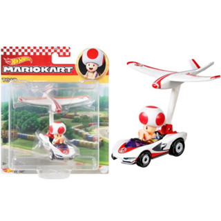 แท้ 100% จากญี่ปุ่น ฮอตวิล รถมาริโอ้ คาร์ท Hot Wheels Mario Kart Toad P-Wing Plane Glider สินค้าใหม่มือ 1 พร้อมจัดส่งค่ะ