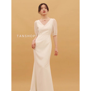 TANSSHOP - BRIDAL DRESS #D1053 ชุดแต่งงาน ชุดเจ้าสาว