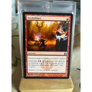 การ์ด MTG Vandalblast Red Magic the gathering EDH รุ่น RTR สภาพ Nm