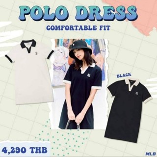 เสื้อโปโลเดรส MLB PoloDress-Shirt Women ส่งฟรี