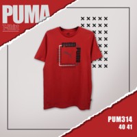 เสื้อยืดเเขนสั้น PUMA (รหัส 314) ผ้านิ่มใส่สบาย ระบายอากาศดี ใส่ได้ทั้งชายและหญิง