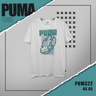 เสื้อยืดเเขนสั้น PUMA (รหัส 322)ผ้านิ่มใส่สบาย ระบายอากาศดี ใส่ได้ทั้งชายและหญิง