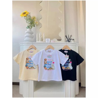🔥ลดราคา🔥เสื้อยืดครอป Labsilk🐶🐱สกรีนลายหมา&amp;แมว ผ้า Cotton 100% (เลือกลายใน ช่องตัวเลือกสินค้า)