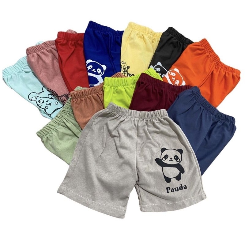กางเกงขาสั้นเด็กชาย/หญิง(แพ็ค10ตัว) แรกเกิด-12ขวบ S/M/L/XL