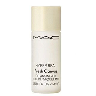 ฉลากไทย)แท้100%Mac hyper canvas cleaning oil 15Ml ทำความสะอาดได้ทั้งเมคอัพที่ติดทนและมลภาวะช่วยคงความสมดุลให้ผิวชุ่มชื้น