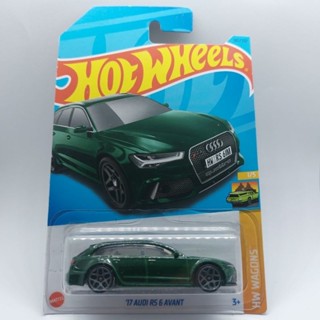 รถเหล็ก Hotwheels 17 AUDI RS 6 AVANT (ib45)