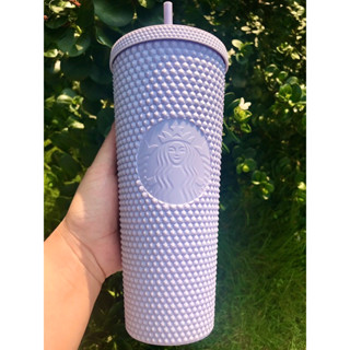 #StarbucksUSA #แก้วหนาม สีม่วง ไลแลค (venti, grande, ornament keychain lilac)