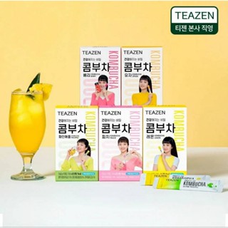 ของแท้ พร้อมส่ง !! Teazen Kombucha ชาหมักเกาหลี ที่ จองกุก BTS แนะนำ มีให้เลือก 5 รสชาติ ช่วยปรับสมดุลภายใน ดีท็อกซ์