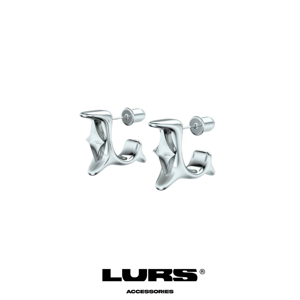 LURS Doji gear stud earrings