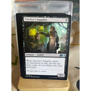 การ์ด MTG Stitcher’s Supplier Black Magic the Gathering EDH รุ่น Core Set M19 สภาพ Nm