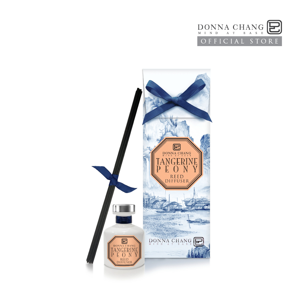 DONNA CHANG Tangerine Peony Reed Diffuser 50 ml ดอนน่า แชง ก้านไม้หอมกระจายกลิ่น น้ำหอมปรับอากาศ ก้านไม้หอม
