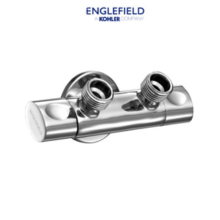 ENGLEFIELD Stop Valve G1/2"Double Outlet / Double Control วาล์วเปิด-ปิดน้ำ G1/2" แบบเข้า 1 ออก 2 K-17218X-CP