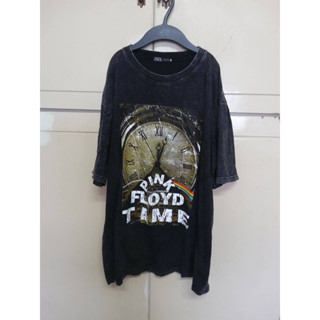 เสื้อยืด ผ้าฟอก ขนาด L สีดำฟอก อกฟรีถึง 44 นิ้วสบาย ส่งต่อ