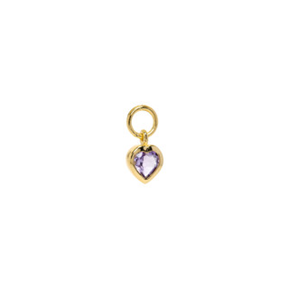 Moress Glam Amethyst Pendant จี้หัวใจอเมทิส