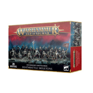 [200A-พร้อมส่ง] WARHAMMER Vampire Counts: SOULBLIGHT GRAVELORDS: DEATHRATTLE SKELETONS โมเดลเกมสนามจำลอง