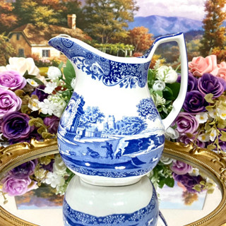 Spode Blue Italian Jug เหยือก สูง 15.5 ซม