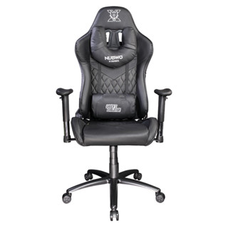 [Coins429‼️]NUBWO X201 SUPER BLACK GAMING CHAIR เก้าอี้เกมมิ่งขาเหล็ก รับน้ำหนัก 150 กก. ปรับเอนได้ ประกัน 1ปี