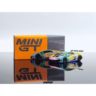 Lamborghini Huracán GT3 EVO #19 GEAR Racing 2020 IMSA Daytona 24 Hrs 
LHD 1:64 (Mini GT)