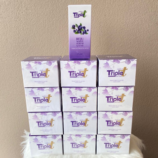 ครีมทริปเปิ้ลทรี Triple T Cream 20g.12 กระปุก ,เซรั่ม 25ml.1 หลอด