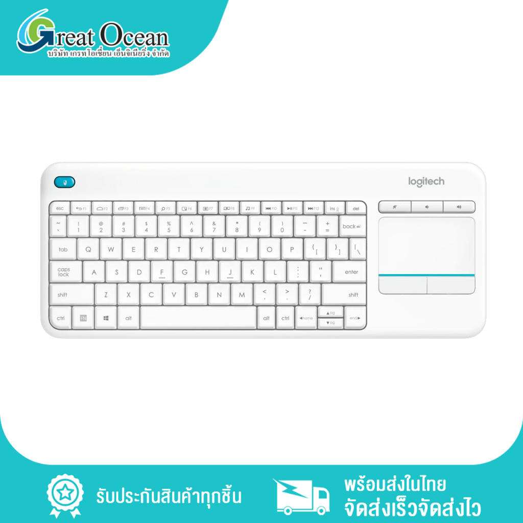 Wireless Touch Keyboard 'LOGITECH' LG-K400 Plus White