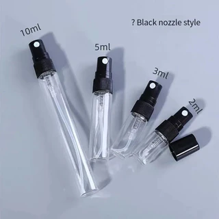 ขวดแก้ว สำหรับบรรจุน้ำหอม ราคาใบละ 20 บาท คละฝาดำ ฝาใส