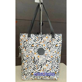ส่งฟรีEMS Kipling TOTE BAG N - Olive Tree Prt