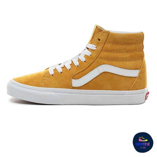 [ของแท้ ส่งฟรี จากไทย] VANS SK8-HI - (PIG SUEDE) MANGO MOJITO/TRUE WHITE