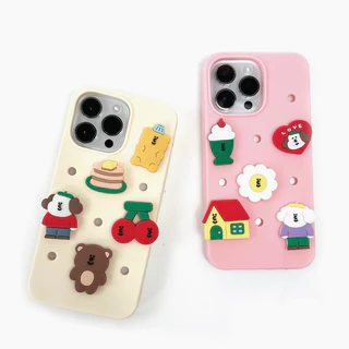 Bringhome jibbitz ซิลิโคน ตัวติดรองเท้า crocs