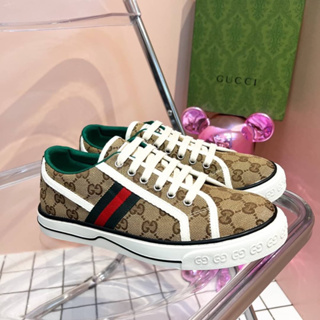 New Arrivals Gucci Tennis 1977 Sneakers Size 40- - -45 มาพร้อมกล่องอุปกรณ์ตามรูป ถ่ายรูปจากสินค้าจริง