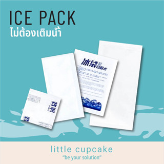 ice pack *แช่น้ำ* เจลเก็บความเย็น ไม่เสียเวลาเติมน้ำ แพ็ค 10,20 ชิ้น