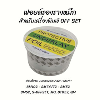 ฟิล์มรองหมึกสำหรับเครื่องพิมพ์ ฟอยล์รองหมึก Protective Underlay Foil