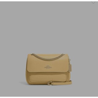 แท้!! กระเป๋าสะพายสายโซ่ Coach Klare crossbody 25 สีเหลือง ใหม่